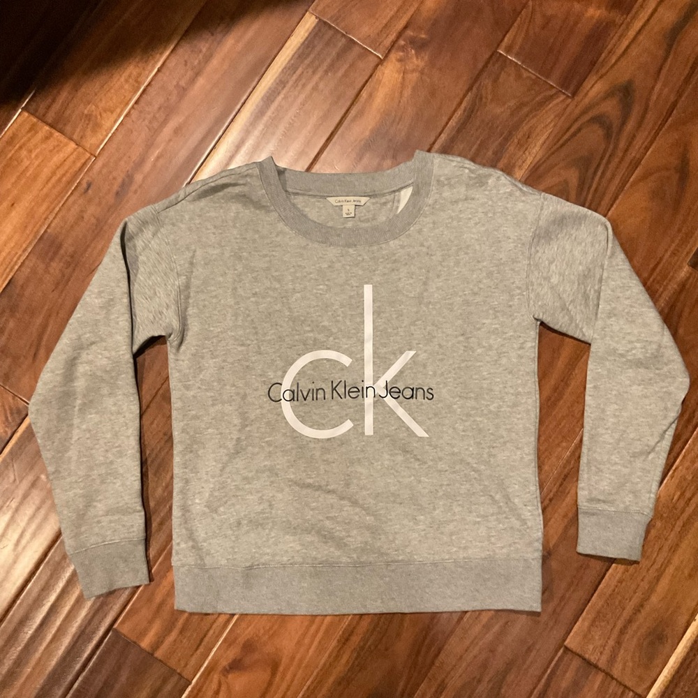 Calvin Klein Jeans Heather Gray Sweatshirt